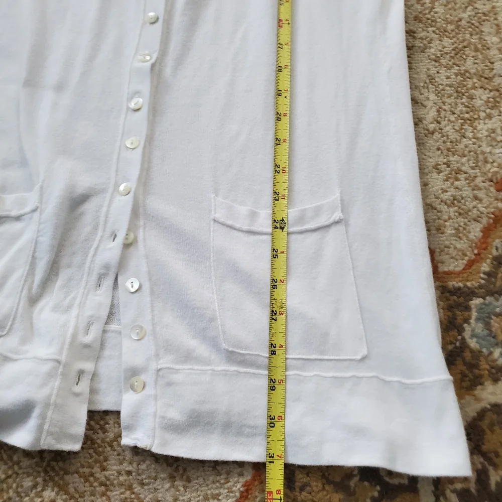 EDDIE BAUER Lightweight Longline Cardigan With Pockets M Tall